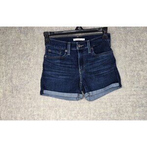 Levis Womens Mid Length Denim Shorts Size 27